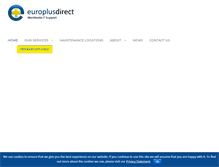 Tablet Screenshot of europlusdirect.com